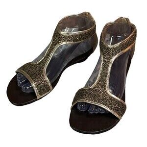 Seychelles Leather Gladiator Sandals Size‎ 8 Leather Zip Bohemian Festival